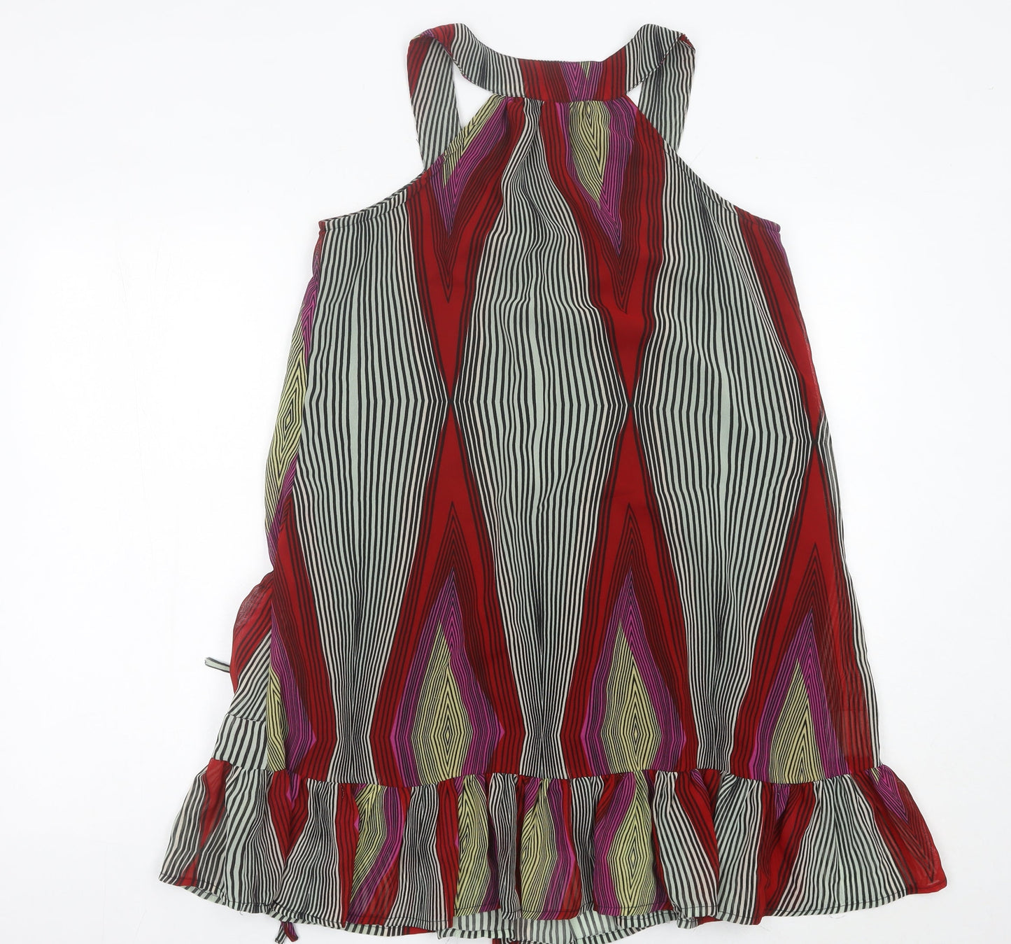 Evie Women’s Multicoloured Geometric Shift Dress Size 10