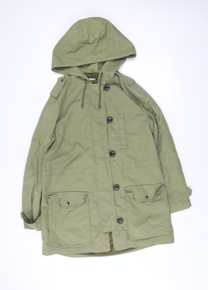 Mens UK Size M Gap Green Parka Coat