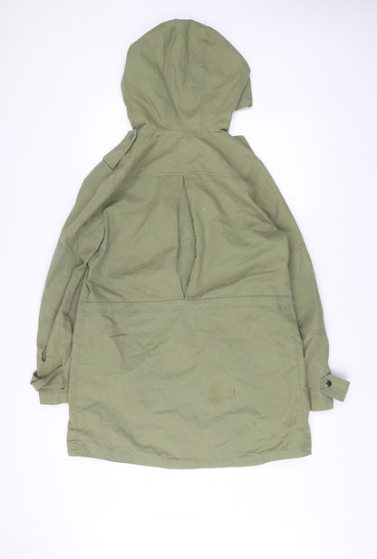 Mens UK Size M Gap Green Parka Coat