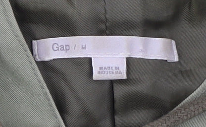 Mens UK Size M Gap Green Parka Coat