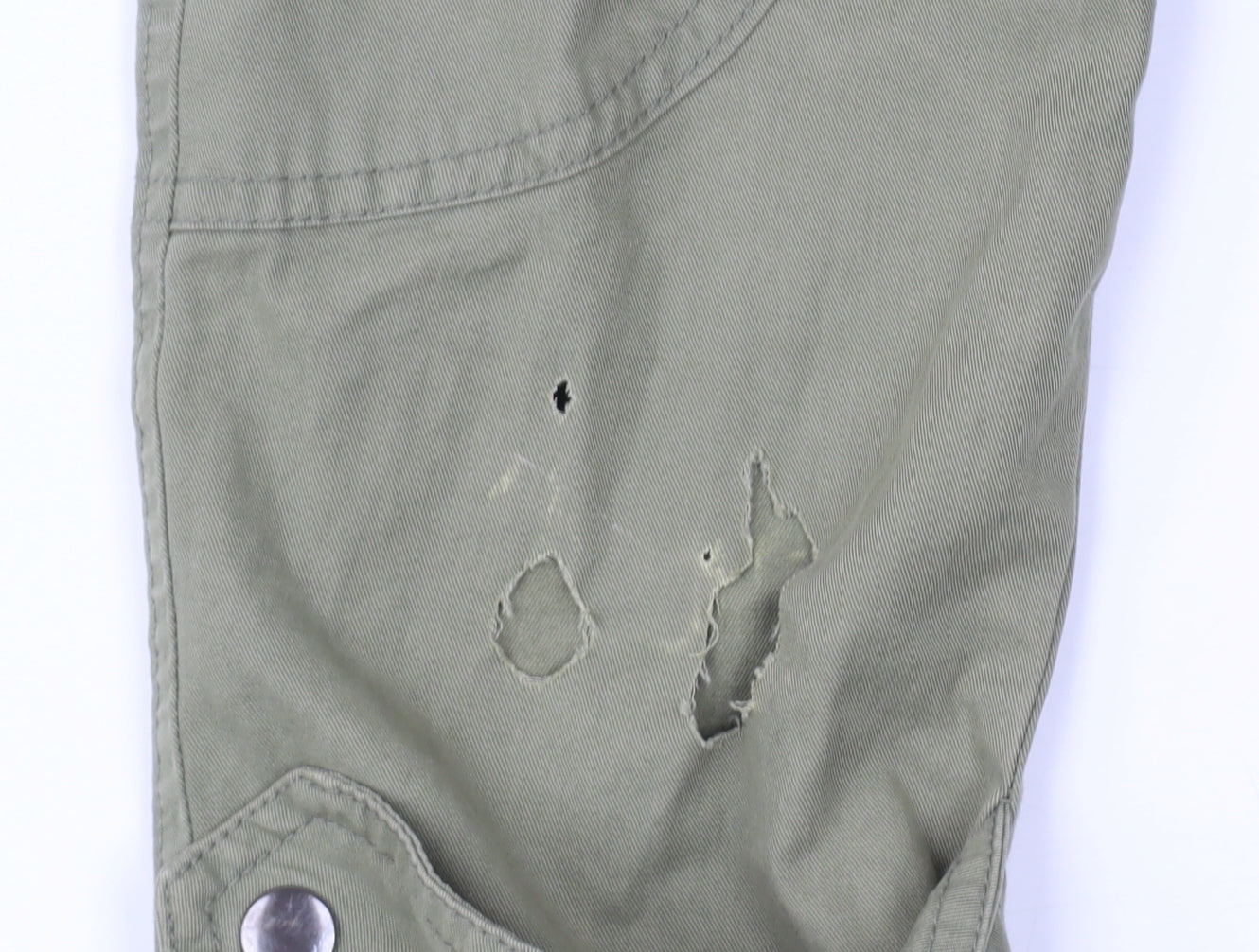 Mens UK Size M Gap Green Parka Coat
