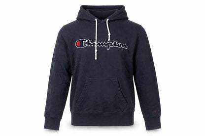 Mens UK Size XS Champion Blue Pullover Hoodie
