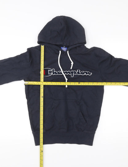 Mens UK Size XS Champion Blue Pullover Hoodie