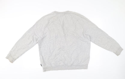 Mens UK Size M Calvin Klein Grey Pullover Sweatshirt