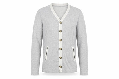 Mens UK Size S ASOS Grey Cardigan Jumper
