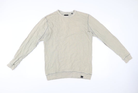 Mens UK Size M ONLY & SONS Beige Pullover Sweatshirt