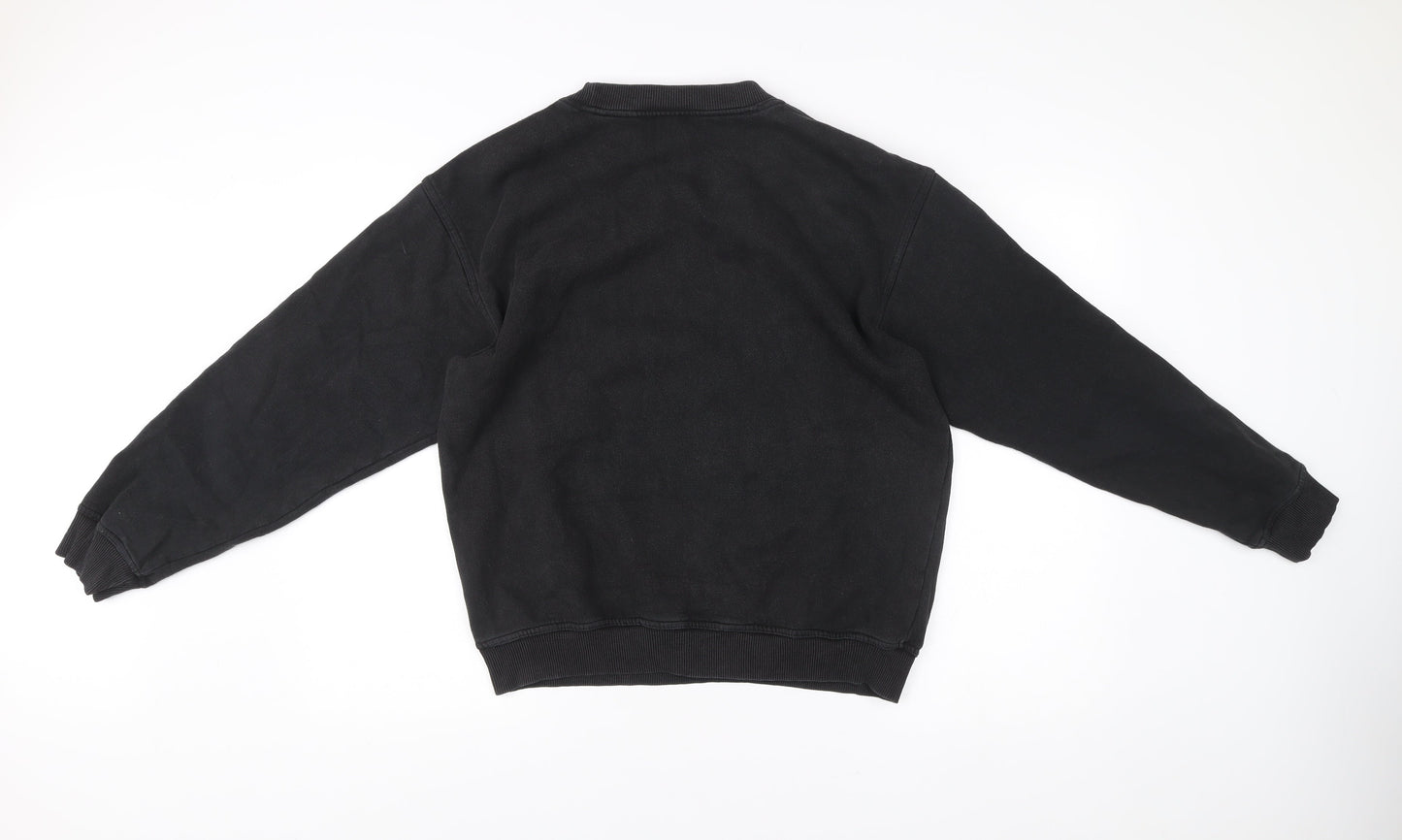 Mens UK Size M FILA Black Pullover Sweatshirt