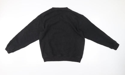 Mens UK Size M FILA Black Pullover Sweatshirt