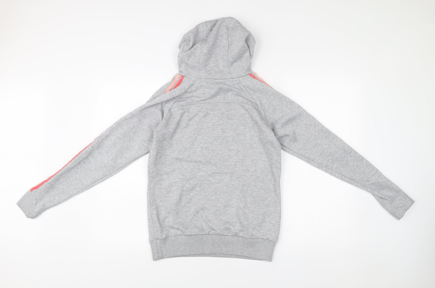 Lonsdale Teens Grey Pullover Hoodie Size 8 Logo Sportswear