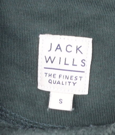 Mens UK Size S Jack Wills Green Pullover Sweatshirt