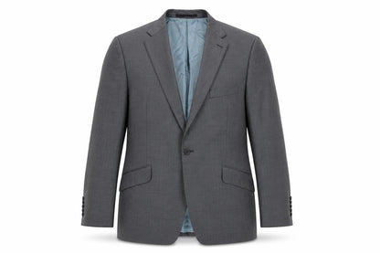 Impressions Men's Grey Wool Blazer Jacket 44/M Notch Lapel