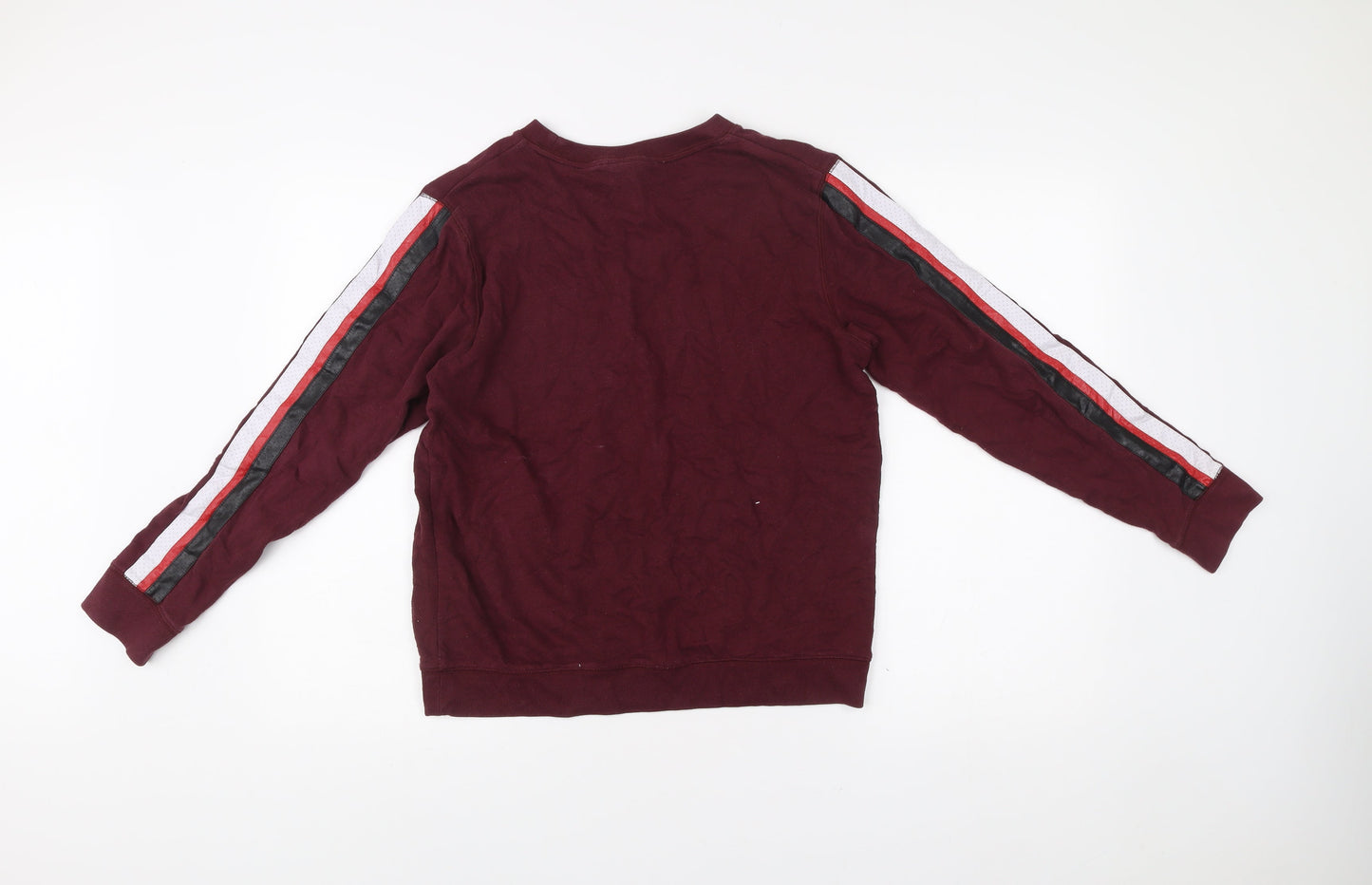 Victoria's Secret PINK Women Red Sweatshirt Size S Logo Pullover