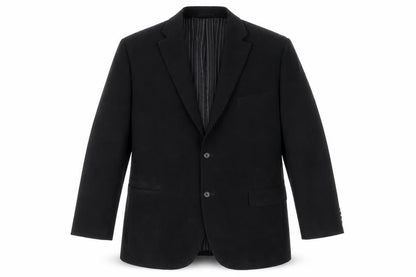 Greenwoods Men’s Black Blazer 44 Regular Fit Two-Button Jacket