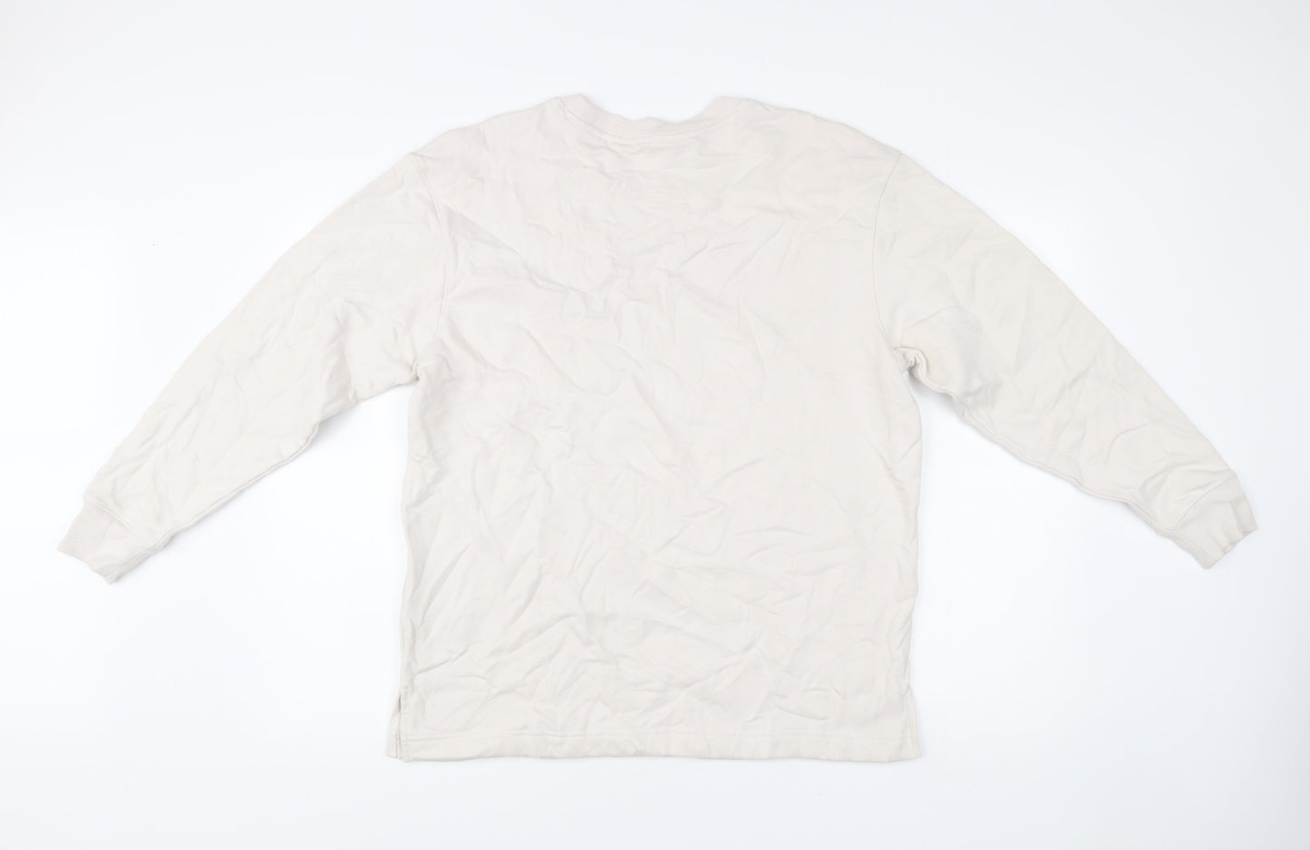 Mens UK Size M Marks and Spencer Ivory Pullover Sweatshirt