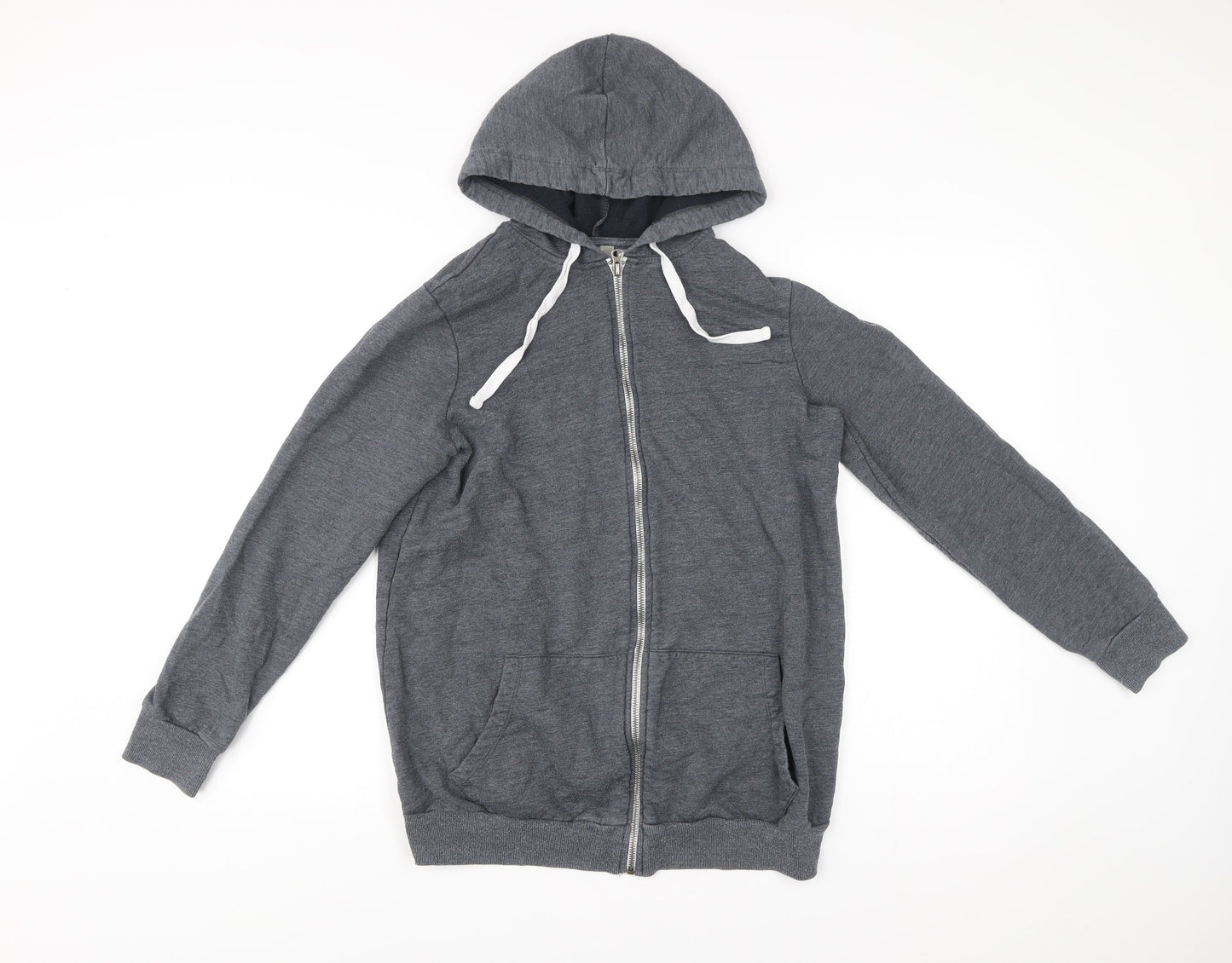 Womens UK Size 8 ASOS Grey Full Zip Hoodie