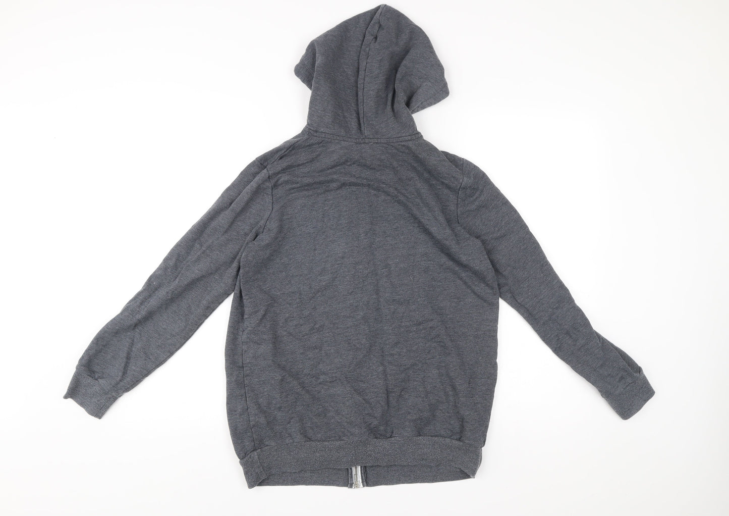 Womens UK Size 8 ASOS Grey Full Zip Hoodie