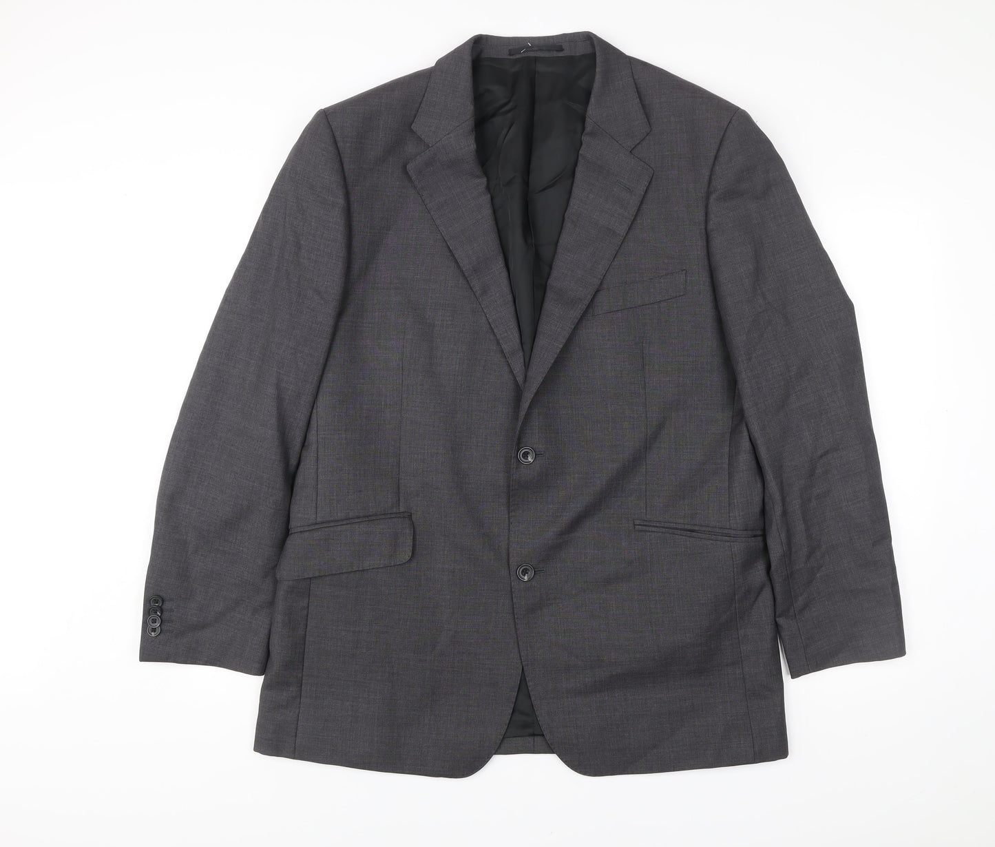 Mens UK Size 44 T.M. Lewin Regular Grey Suit Jacket