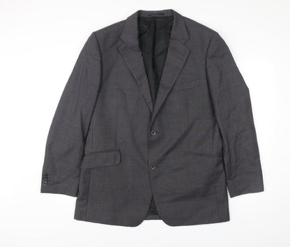 Mens UK Size 44 T.M. Lewin Regular Grey Suit Jacket