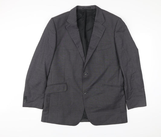 Mens UK Size 44 T.M. Lewin Regular Grey Suit Jacket