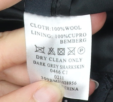Mens UK Size 44 T.M. Lewin Regular Grey Suit Jacket