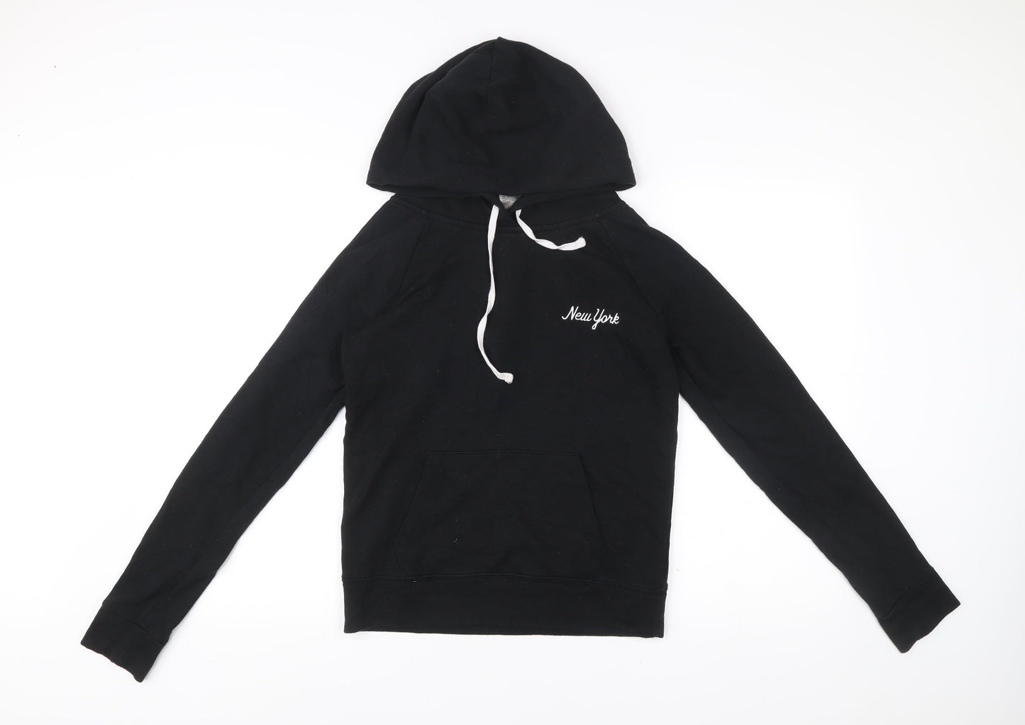 Victoria’s Secret PINK Women’s Black Pullover Hoodie S Sequin Logo