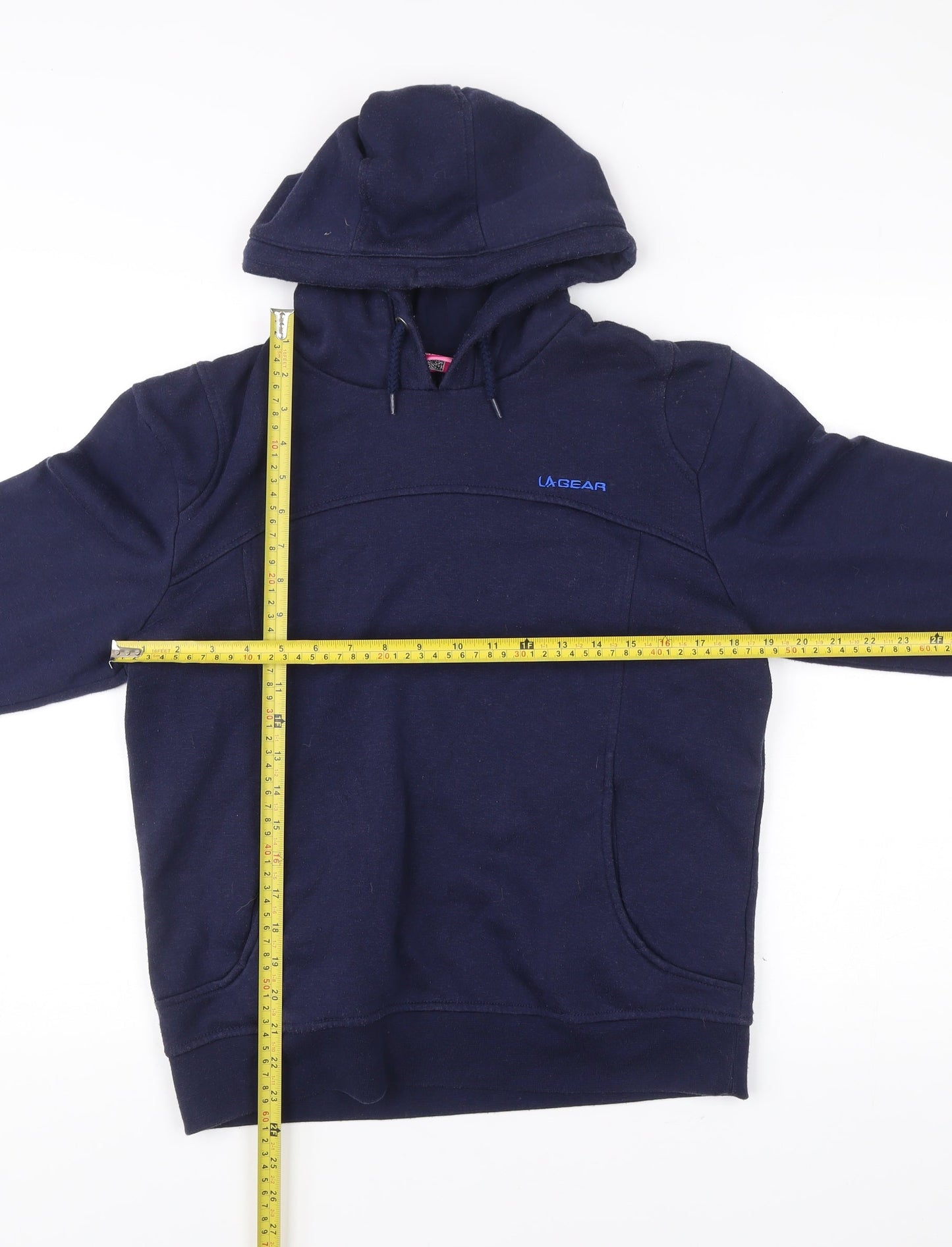 Womens UK Size 10 LA Gear Blue Pullover Hoodie
