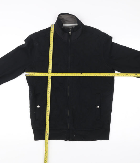 Mens UK Size S Banana Republic Black Quilted Basic Jacket