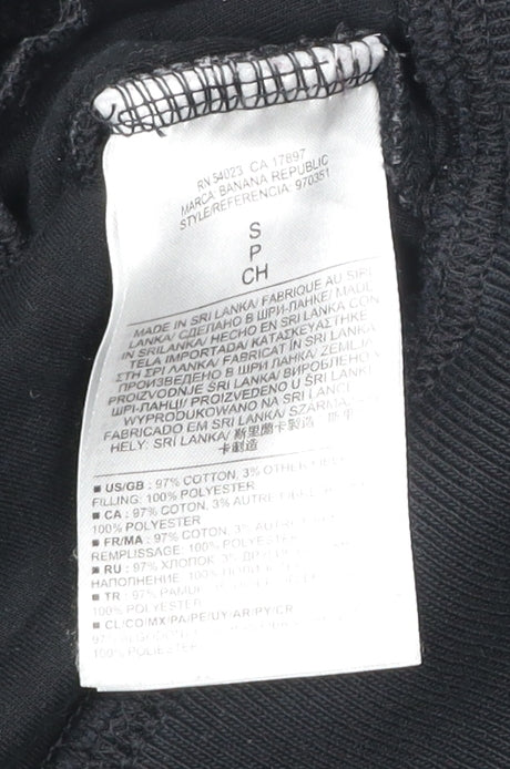 Mens UK Size S Banana Republic Black Quilted Basic Jacket