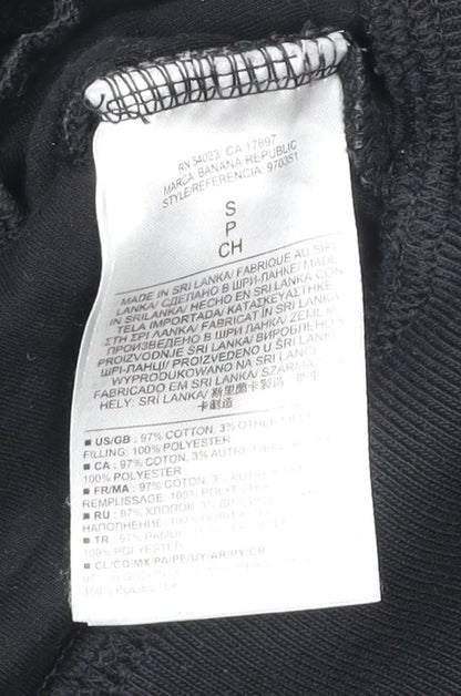 Mens UK Size S Banana Republic Black Quilted Basic Jacket