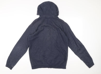 Mens UK Size M Nike Blue Full Zip Hoodie