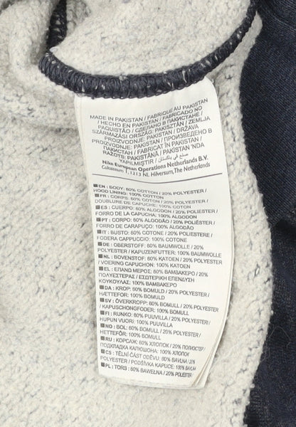 Mens UK Size M Nike Blue Full Zip Hoodie