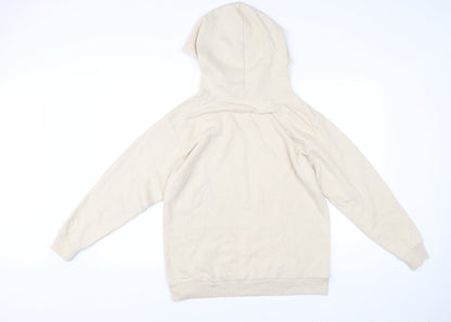 Victoria's Secret PINK Women’s Beige Sequin Logo Hoodie XS