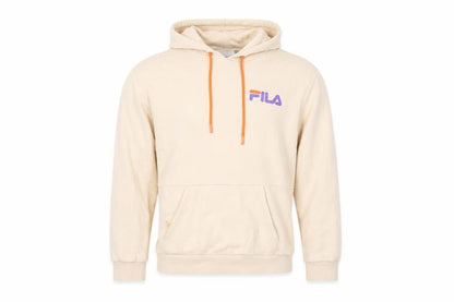 Mens UK Size S FILA Beige Pullover Hoodie