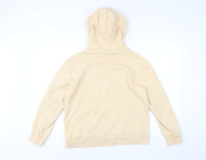 Mens UK Size S FILA Beige Pullover Hoodie
