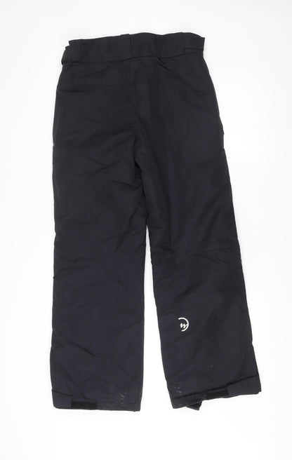 Quechua Men's Black XS Snow Pants Waterproof Winter Ski Trousers