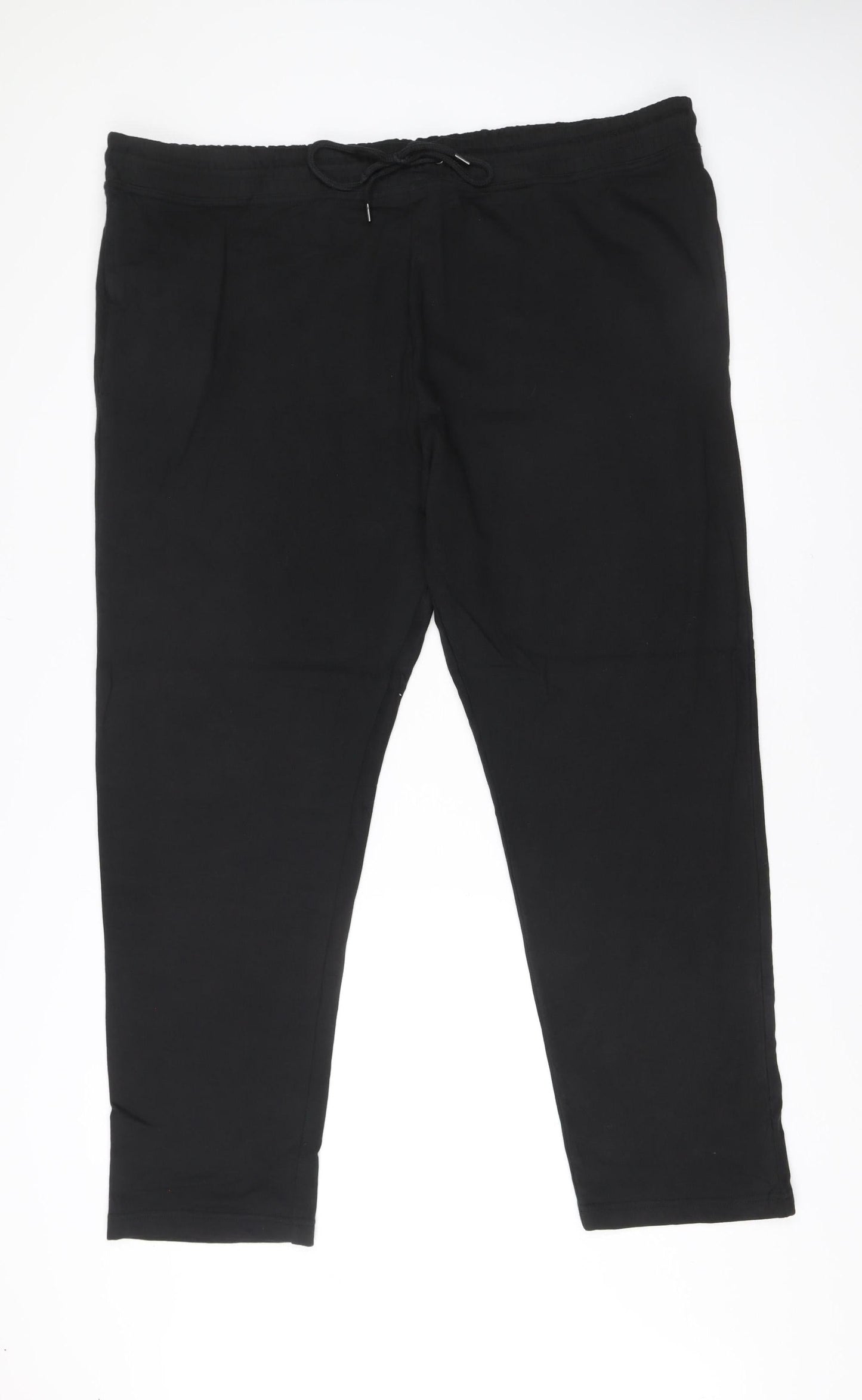 Marks and Spencer Men's Black 3XL Regular Jogger Trousers