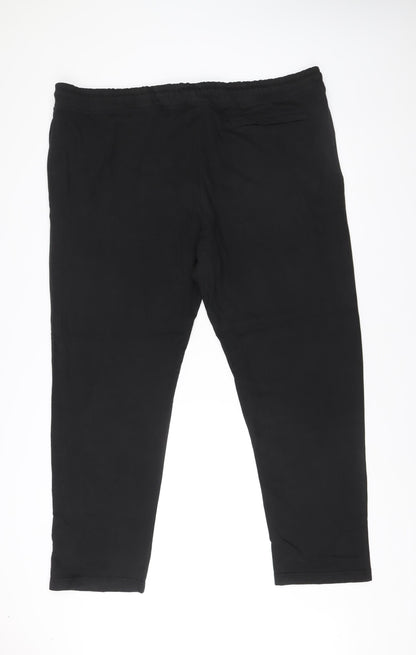 Marks and Spencer Men's Black 3XL Regular Jogger Trousers
