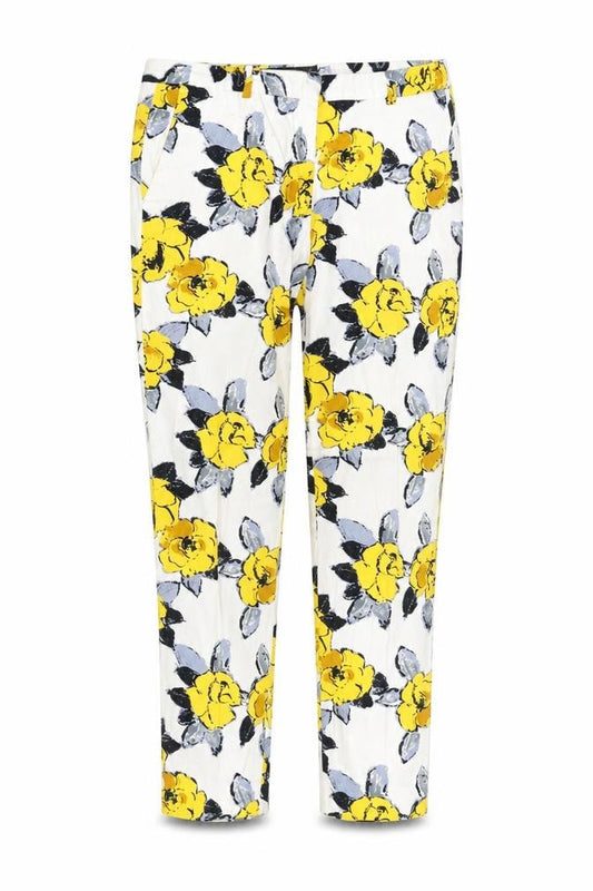 Womens UK Size 10 Zara Slim Fit Chino Multicoloured Trousers