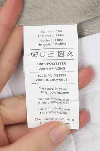 OppoSuits Men's White 40 Dress Pants Formal Trousers Straight Leg