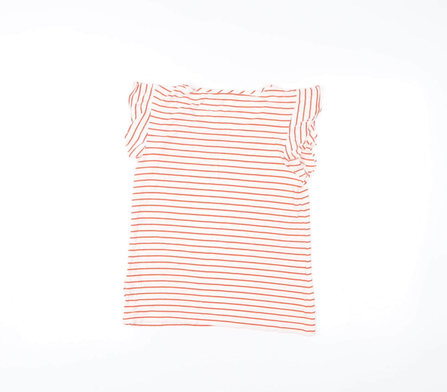 Womens UK Size XS Hobbs White Basic T-Shirt