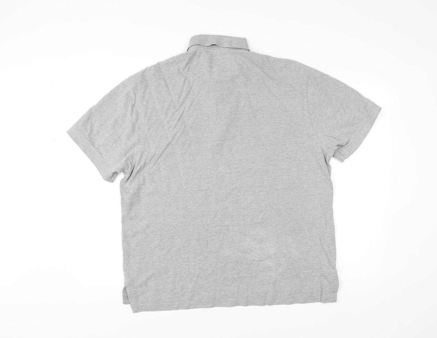 Raging Bull Men's Grey Polo Shirt XL Cotton Blend Casual