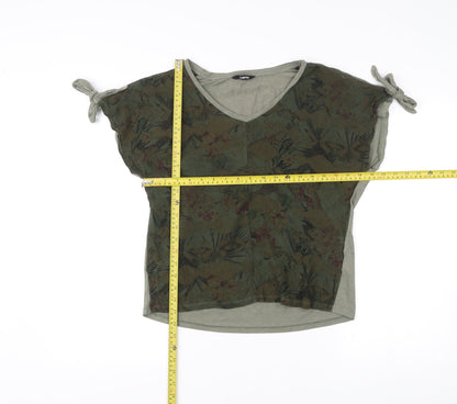 Womens UK Size M Desigual Green Tunic T-Shirt