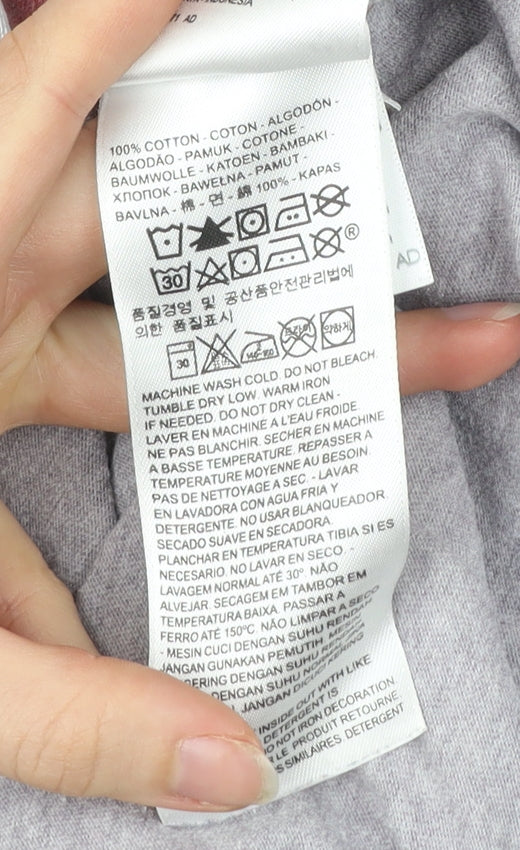 Levi's Men's Grey Logo Graphic Cotton T-Shirt Size M