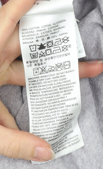 Levi's Men's Grey Logo Graphic Cotton T-Shirt Size M