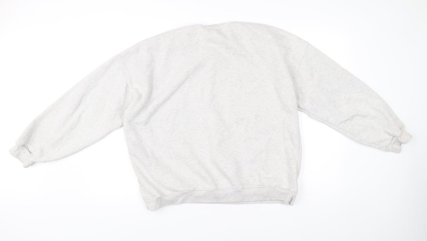 Kaiia Womens Grey Pullover Sweatshirt Size 12 San Francisco Logo