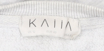 Kaiia Womens Grey Pullover Sweatshirt Size 12 San Francisco Logo