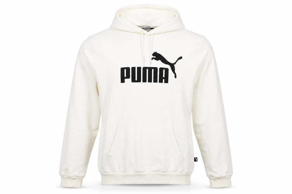 Mens UK Size L PUMA White Pullover Hoodie
