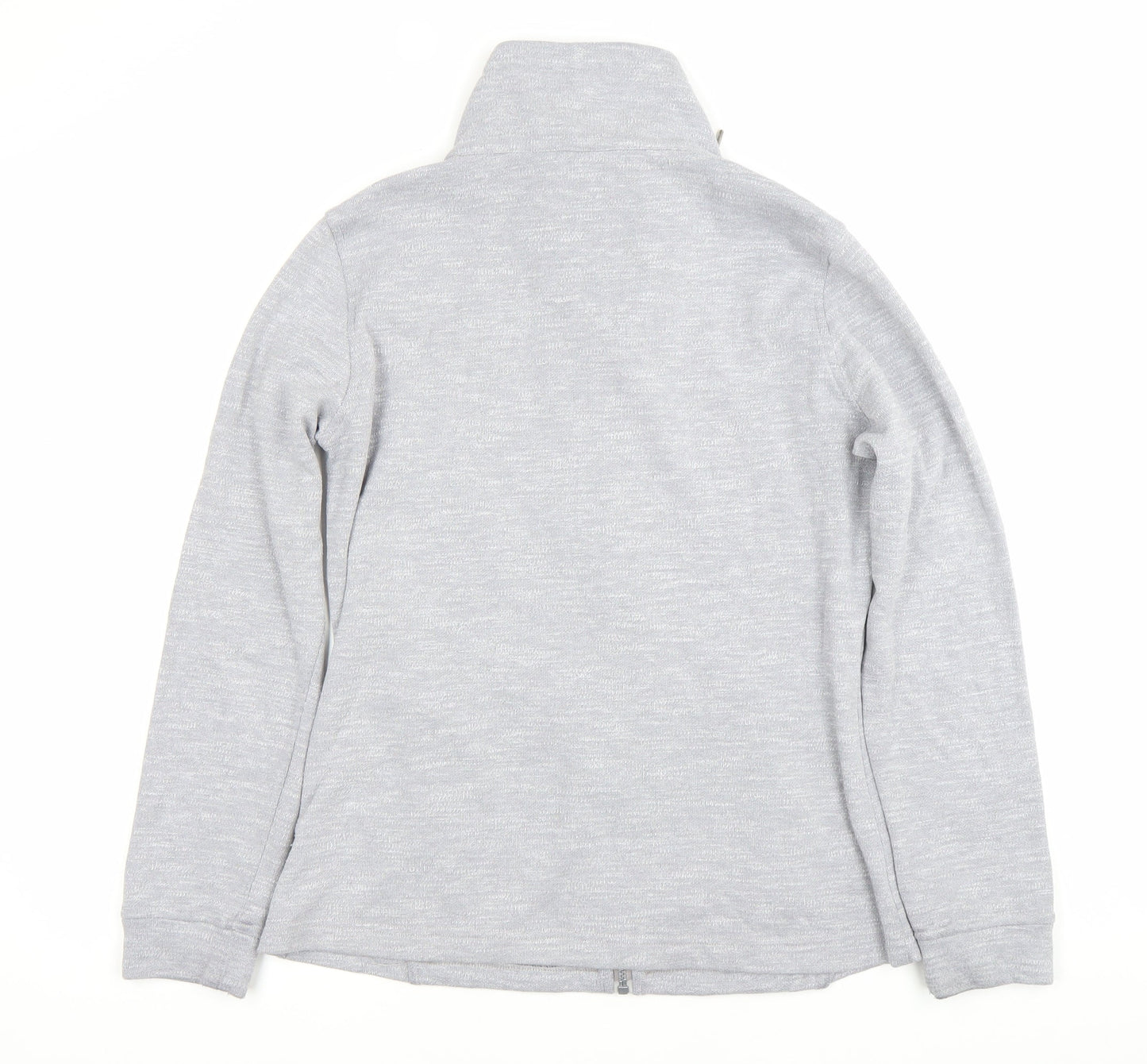 Regatta Womens Grey Full Zip Hoodie Sweatshirt Size 14 Outdoor Jacket