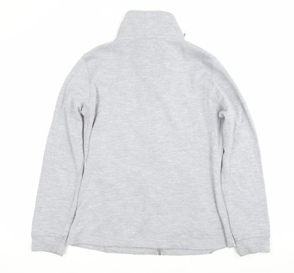 Regatta Womens Grey Full Zip Hoodie Sweatshirt Size 14 Outdoor Jacket