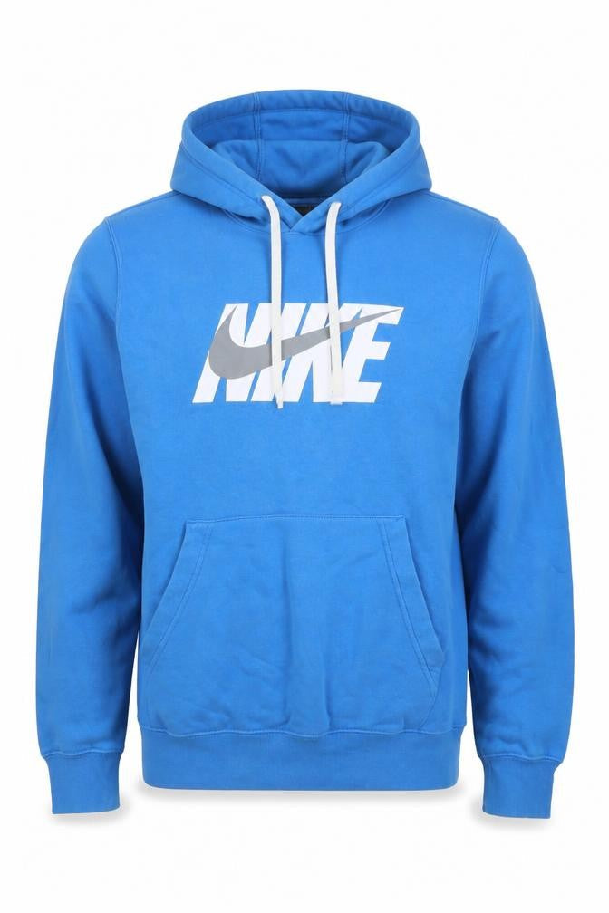 Mens UK Size S Nike Blue Pullover Hoodie